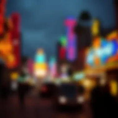 Historic view of Las Vegas in its early days