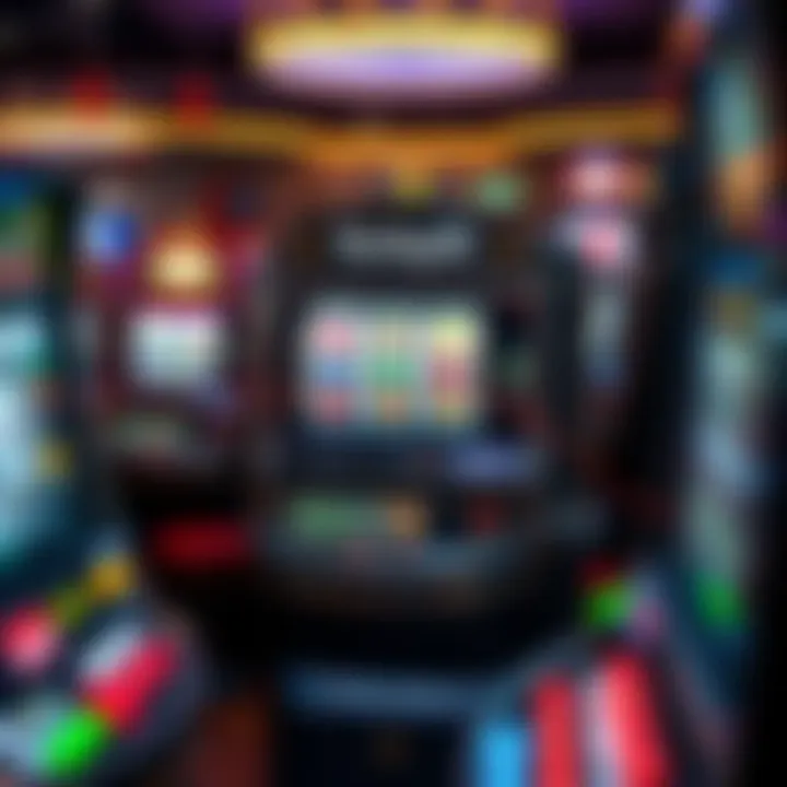 Detailed infographic illustrating gameplay mechanics of slot machines