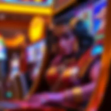 Gameplay mechanics of the Athena slot machine in action.