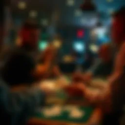 Exciting card game night with friends