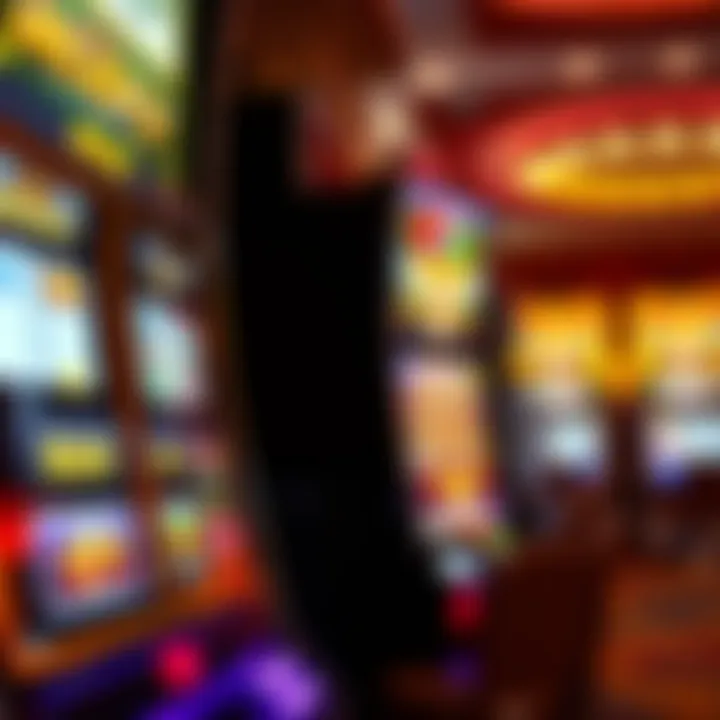 Dazzling display of jackpot amounts on a slot machine