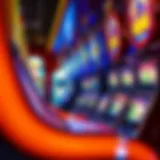 A vibrant array of slot machines at Beau Rivage