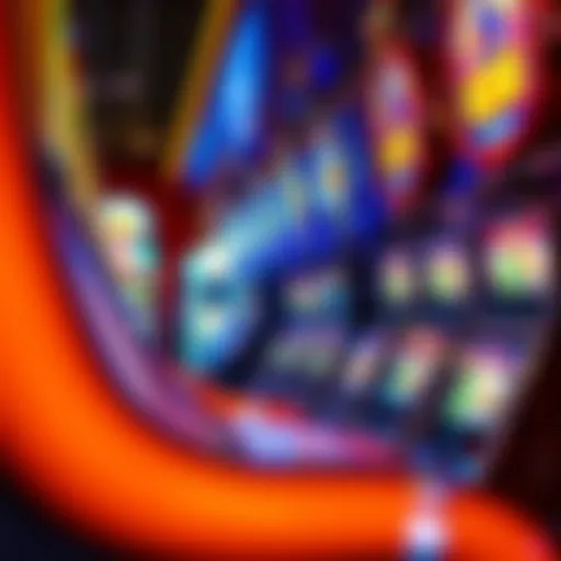 A vibrant array of slot machines at Beau Rivage