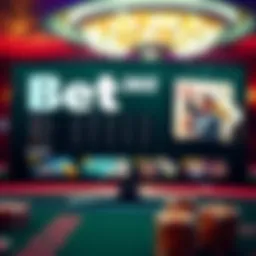 Visual representation of the Bet365 platform with referral highlights