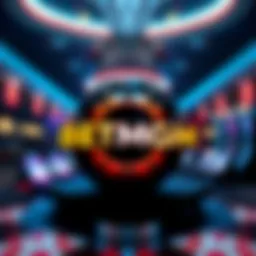 Visual representation of BetMGM logo showcasing online gambling.