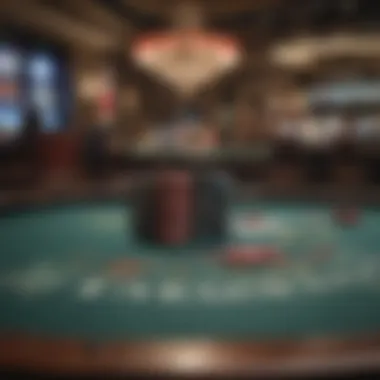 Blackjack Table Setup with Side Bets Conceptual layout of a blackjack table featuring side bets