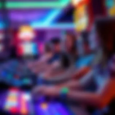 Immerse Yourself in the Thrilling Gaming Experience An engaging scene of players enjoying their gaming experience on Cashman Casino