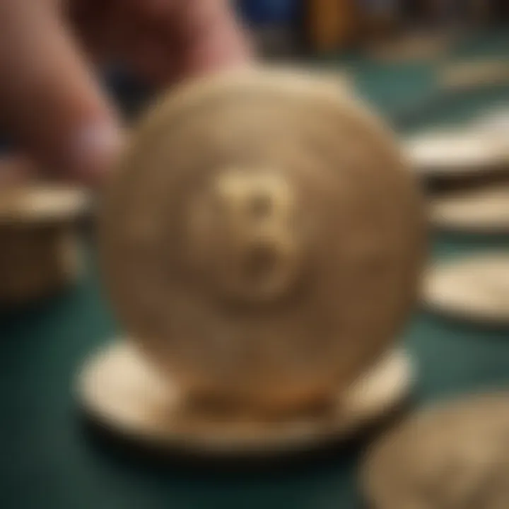 Illustration of virtual coins in Cashman Slots