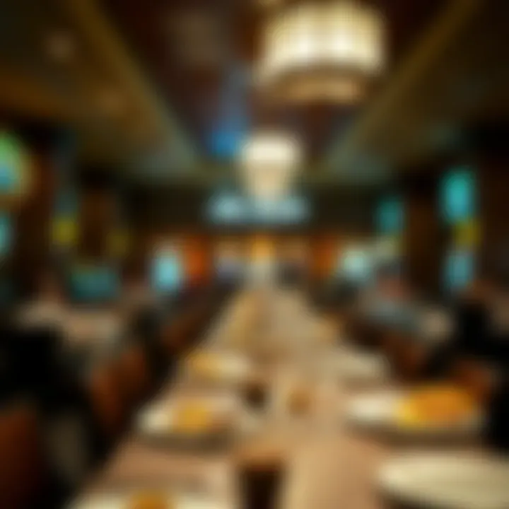 A bustling dining area within Casino Monticello