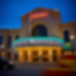 Exterior view of Casino Monticello showcasing its architectural design