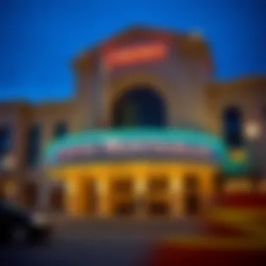 Exterior view of Casino Monticello showcasing its architectural design