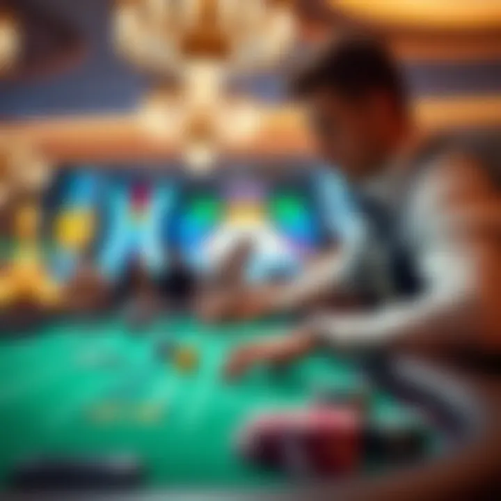 Strategic gameplay on a digital gambling platform