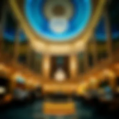 The Opulent Lobby of Cosmopolitan Las Vegas Luxurious lobby at Cosmopolitan Las Vegas