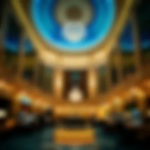 The Opulent Lobby of Cosmopolitan Las Vegas Luxurious lobby at Cosmopolitan Las Vegas