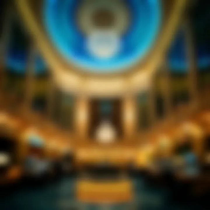 The Opulent Lobby of Cosmopolitan Las Vegas Luxurious lobby at Cosmopolitan Las Vegas