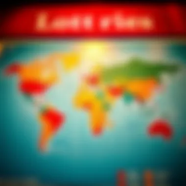 Notable Lotteries Worldwide World map highlighting notable lotteries across different regions