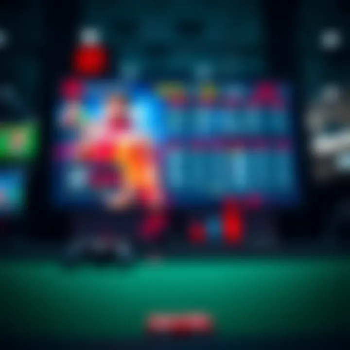 Visual representation of Dota 2 betting platforms interface