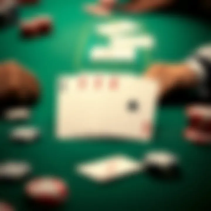 Diagram illustrating card counting techniques