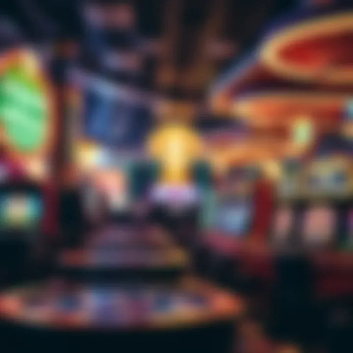 A vibrant casino atmosphere filled with excitement