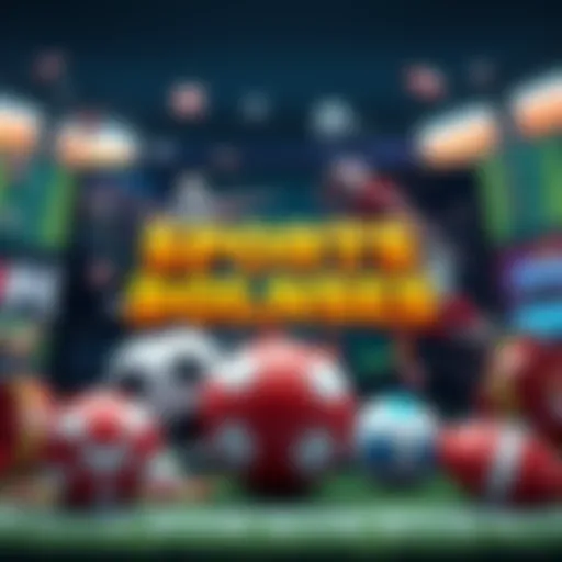 Diverse Types of Sports Betting Bonuses Illustration of various sports betting bonuses on a digital platform