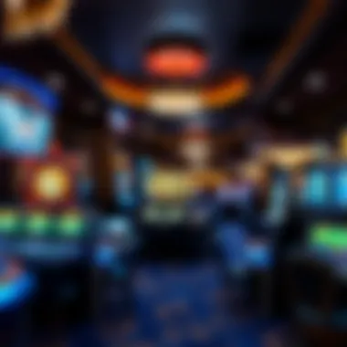 A tranquil scene of a high-quality casino environment