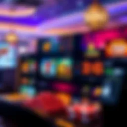 A vibrant online casino interface showcasing diverse game options