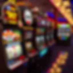 Intricate designs of various slot machines