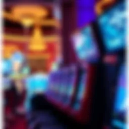 Futuristic gaming technology at Luxor Casino