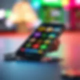 Illustration of a smartphone displaying various money-earning apps