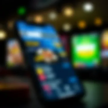 An overview of popular betting app interfaces showcasing promotional offers