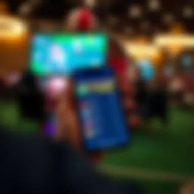 A user engaging with a betting app on a smartphone, highlighting free bet options