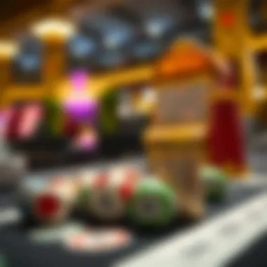 Bingo Markers and Prizes for a Fun Night Bingo markers and a jackpot prize on a table