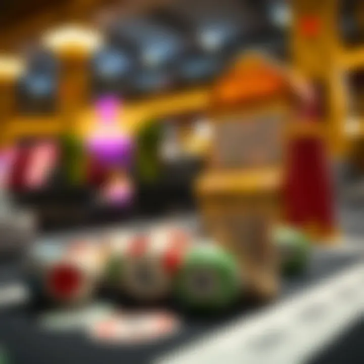 Bingo Markers and Prizes for a Fun Night Bingo markers and a jackpot prize on a table