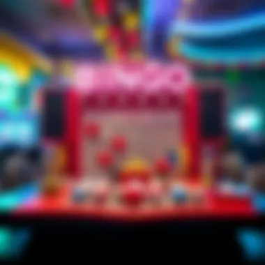 Unique Themed Bingo Setup Themed bingo game setup with creative decorations