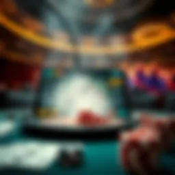 Conceptual illustration of online casino no deposit bonus