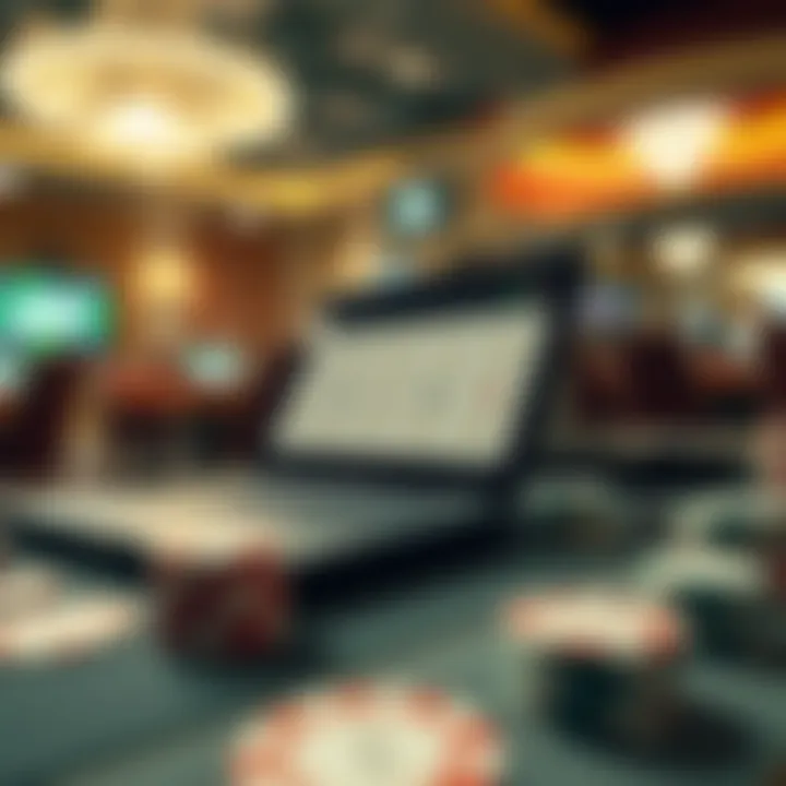 Infographic on regulatory environment of online casinos