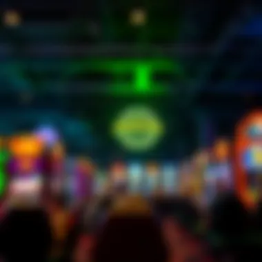 Variety of Gaming Options A vibrant display of various gaming options available in free casino tournaments.