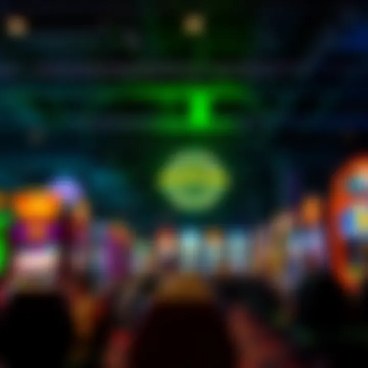 Variety of Gaming Options A vibrant display of various gaming options available in free casino tournaments.