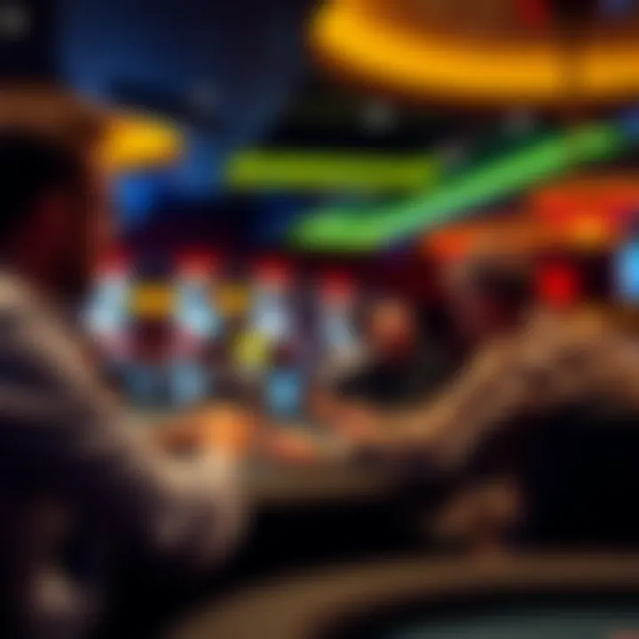 Engaging Casino Tournament Action Exciting casino tournament action showcasing players engaged in a high-stakes game.