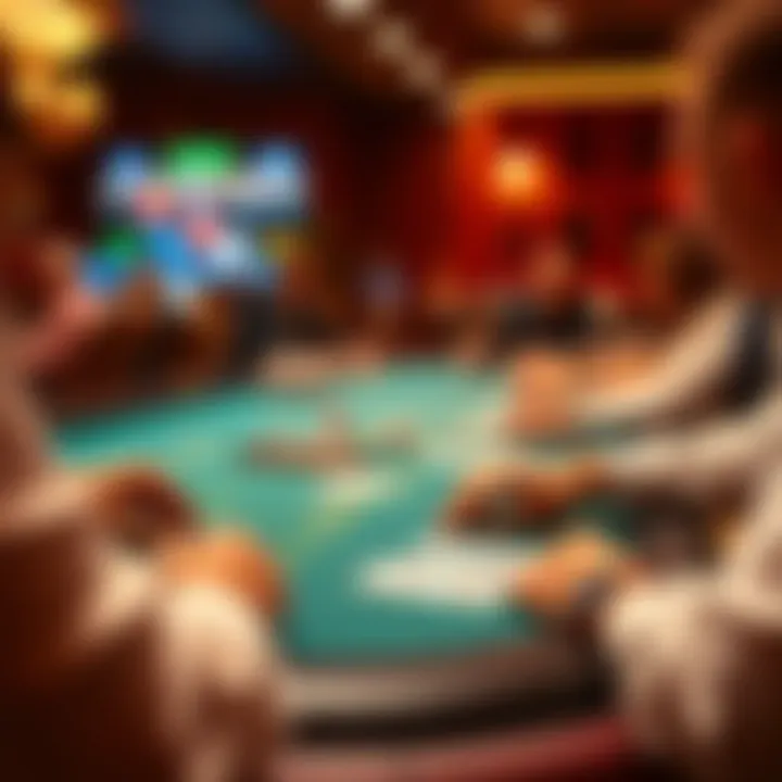 Screenshot of a high-stakes online poker game in action