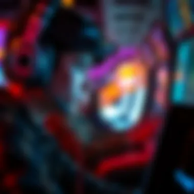 A gamer deeply focused on a screen, immersed in gameplay