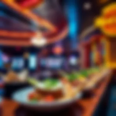 Diverse dining options available at the casino