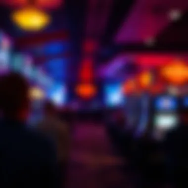 Live entertainment event happening inside the casino