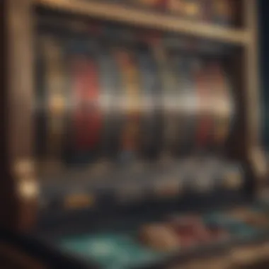 A graphical representation of payout percentages across various online slots