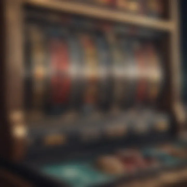 A graphical representation of payout percentages across various online slots