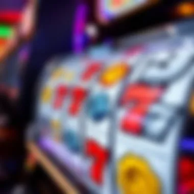 Unique Slot Reels Symbols Detailed view of slot reels featuring unique symbols