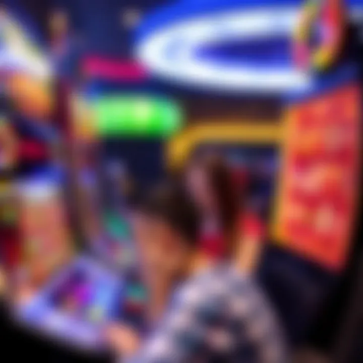 Mobile Slot Game Engagement Player engaging with a mobile slot game experience