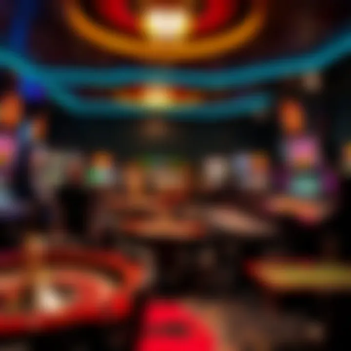 A variety of popular live casino game types displayed