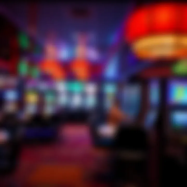 Interior gaming area filled with diverse gaming options