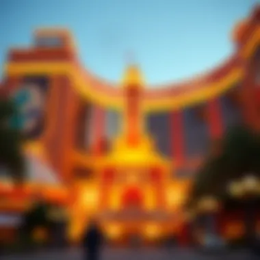 MGM Grand Casino Architectural Marvel Exterior view of MGM Grand Casino showcasing its unique architecture